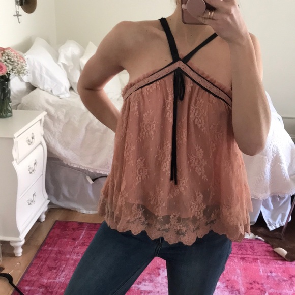 Free People Lace Tank Top - Picture 3 of 5